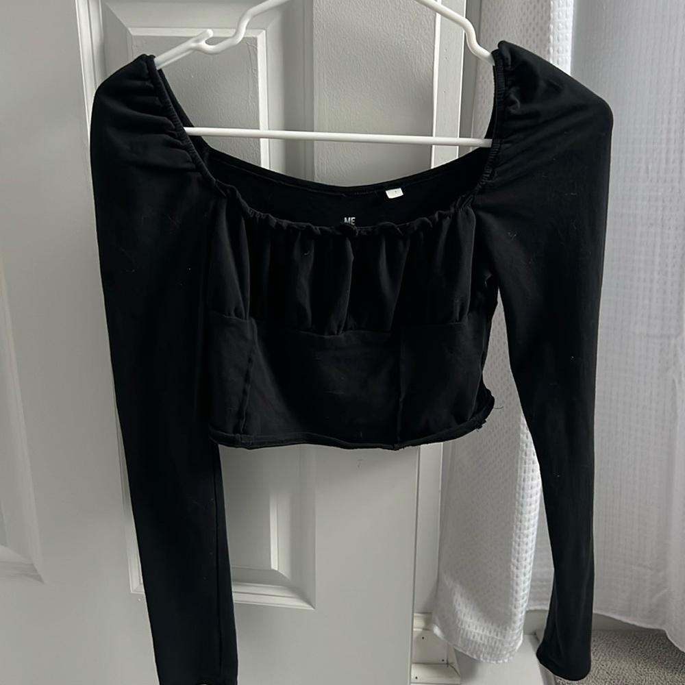 PacSun Long Sleeve Crop Top